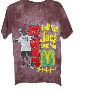 Cactus Jack by Travis Scott Jack Smile T-Shirt II Berry FW20 Small